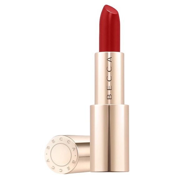 BECCA Ultimate Lipstick Love. Flame Warm Orange Red. Garnet Cool Reach Red. - Picture 8 of 8